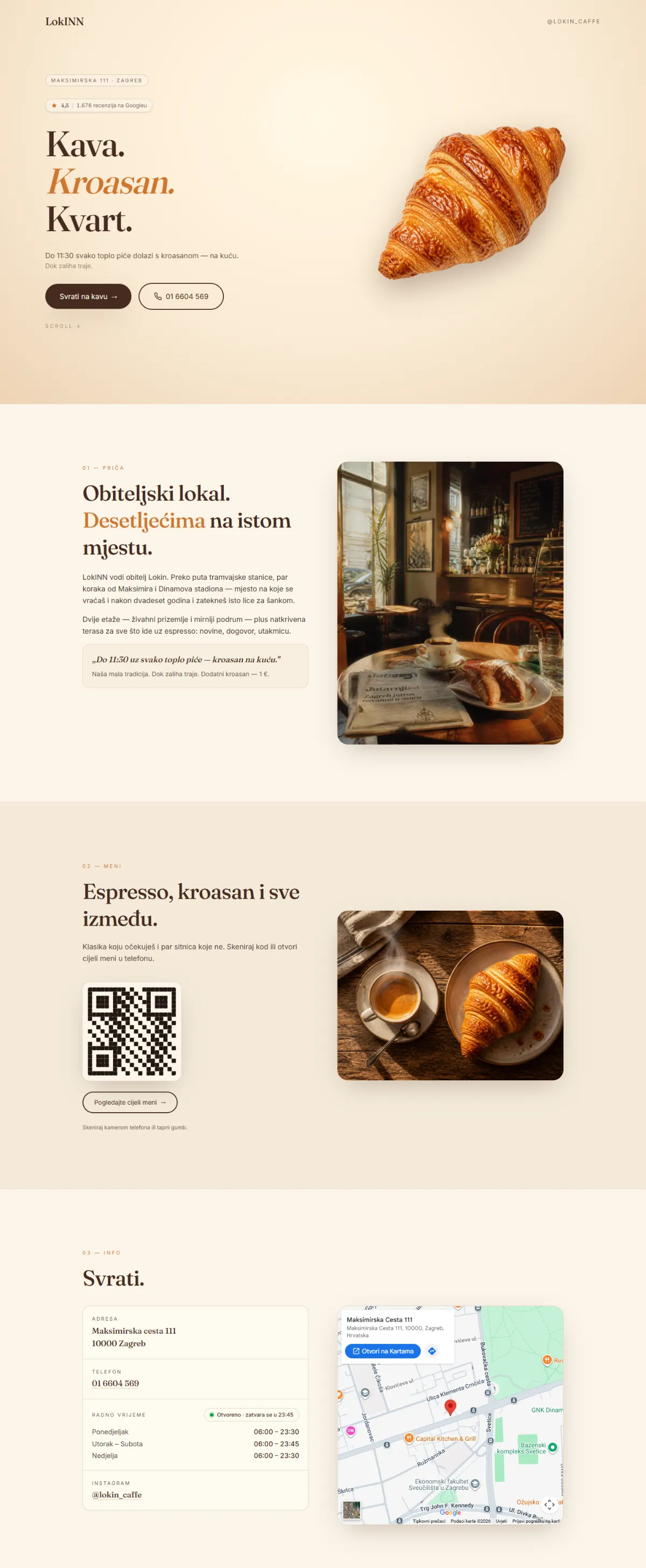 LokINN, web stranica